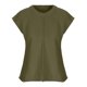 thumbnail image 3 of Suéter de cuello redondo para mujer, informal, liso, de punto, holgado, con cuello redondo, 3 of 5