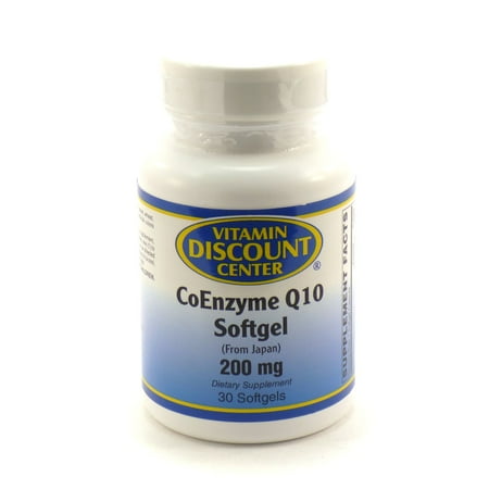 Discount Heart - Coenzyme Q10 200 mg Softgel By Vitamin Discount Center - 30 Softgels