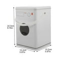 thumbnail image 2 of Caja de lata para detergente de ropa, contenedor de polvo, almacenamiento, decoración de la habitación, dispensador, organizador de cuentas, potenciador, 2 of 6