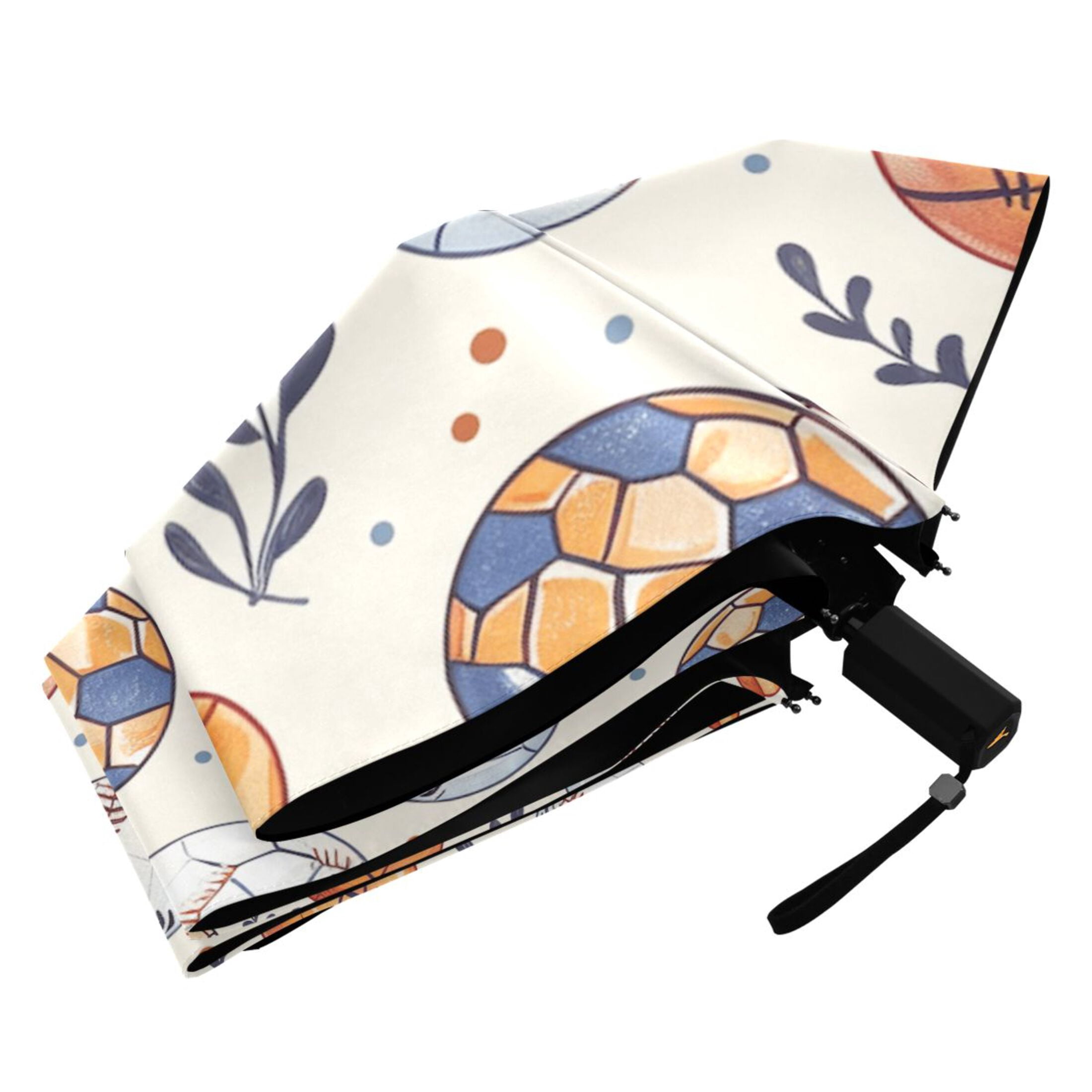 Compact Sun Umbrella Windproof Travel Umbrellas for Rain Strong Portable UV Protection Baseball Bats Soccer Basketball
