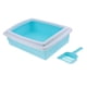 thumbnail image 2 of Caja de Arena para Gatos Yuyangstore Bandeja de Inodoro con Pala Azul, 2 of 8