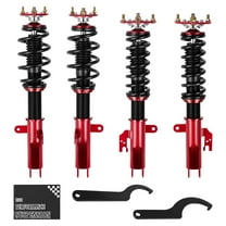SPEEDWOW Coilover for 1992-2001 Toyota Camry/ 1995-2003 Avalon/ 1999-2003 Solara, 24 Levels Damper Adjustable Coilovers Suspension Struts Kit, Twin-Tube Lowering Kit Purple