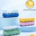 thumbnail image 3 of Riguas 8 Grids Ice Cube Mold Non-stick Food Grade Flexible DIY Stackable Square Shape Ice Tray Mold Kitchen Tool, 3 of 7