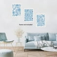thumbnail image 2 of FCCUYE d Blue Matisse Canvas Wall Art Set Of 3 Light Blue Boho Floral Prints Flower Market Poster Picture Abstract Vintage Plant Painting Wall Decor Aesthetic For Living Room Bedroom 12x16 In, 2 of 7