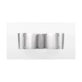 thumbnail image 4 of Best Quality Furniture 78" x 42" Clear Tempered Glass Table with Stainless Steel, 4 of 4