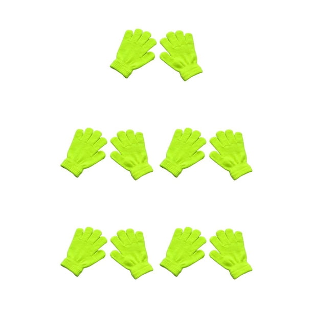 Jumpingount 1 par de guantes para niños, guantes delicados para niños, prácticos, prácticos, para niños y niñas, accesorios de ropa para ropa Type2 NO2