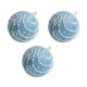 thumbnail image 1 of 3 piezas de adornos de bolas navideñas para colgar en el árbol de Navidad. Rayas de ondas, 1 of 9