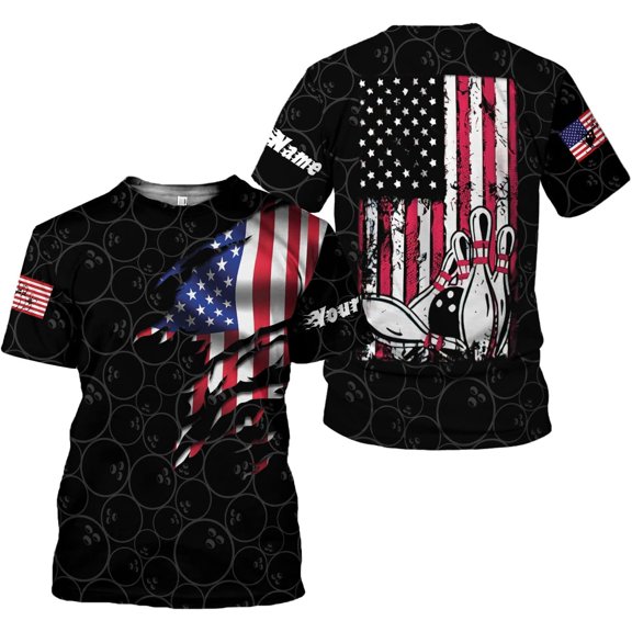 Personalized Bowling Shirt - Custom Bowling Gift for Women & Men (T-shirt, S)