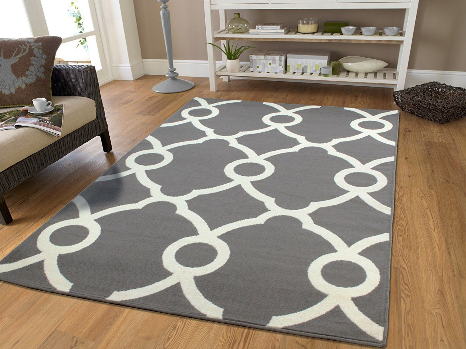 gray rugs for dining room