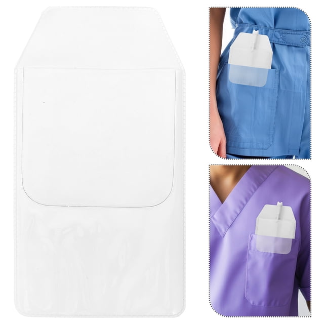 OHOIOLLA 5Ud Protector De Bolsillo PVC Para Guardar Plumas Identificaciones Y Tarjetas