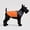 Orange, variant on Warm Dog Winter Coat Waterproof Dog Jacket, 3-Layer Windproof Cold Weather Pet Vest with Thick Cotton Padding & Fleece Lining, Reflective Apparel for Small Medium Large Dogs