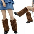 thumbnail image 2 of TINYSOME Faux Furs Leg Warmer Winter Warm Furs Boot Cuffs Cover,Party Costumes Shoe Cover, 2 of 21