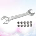 thumbnail image 1 of TAILTOSS 10Pcs Self Locking Flange Nuts Hardware Nuts Locknuts for Shipbuilding and Pressure Distribution, 1 of 8