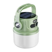 LEHOZIHEQ LED Solar Lamp, Rechargeable Portable LED Camping Lantern, for Hiking, Camping Essentials, Hurricane Power Outage Lanterns