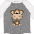 thumbnail image 4 of Inktastic Monkey Boys or Girls Long Sleeve Baby Bodysuit, 4 of 5