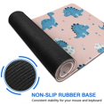thumbnail image 6 of Long Mouse Pads for Desk,Pink Cartoon Dinosaurs Eggs Pattern Desk Mats on Top Of Desks, Desk Mouse Pad Extra Large with 3mm Non-Slip Base and Stitched Edge for Gaming,Office,Work,Home 31.5"x11.8", 6 of 6