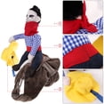 thumbnail image 3 of Pet Costume Dog Costume Pet Suit Cowboy Rider Style - Size S Random Color, 3 of 8