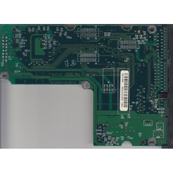 WD150AA-60BAA0, 61-600843-100 K, WD IDE 3.5 PCB