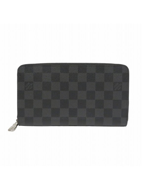 Pre-Owned Louis Vuitton Damier Graphite Zippy Organizer NM N60111 Long Wallet for Men