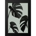 thumbnail image 1 of Artographie Studio 11x14 Black Modern Framed Museum Art Print Titled - Monstera Teal 05, 1 of 4