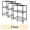 Black, variant on Hyper Tough 3-Tier Multipurpose Wire Shelving Rack, Black, 750 lbs Capacity