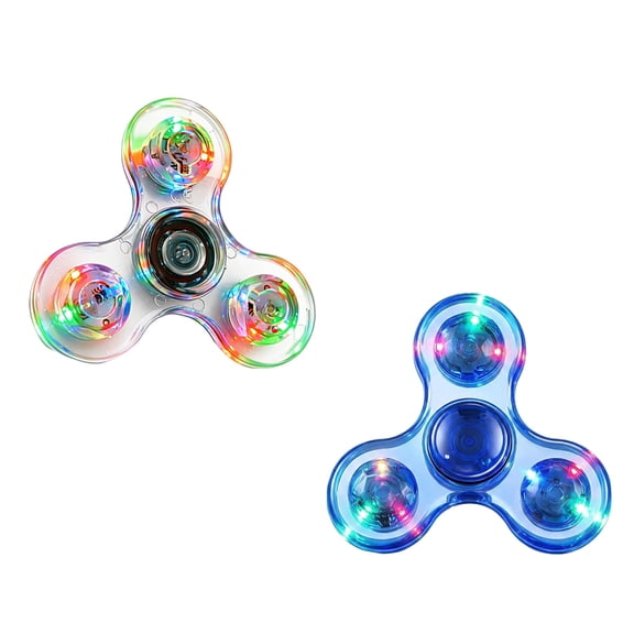 2 Pack Fidget Toys Light Up Fidget Spinner for Kids & Adults Stress Relief Calm Down,Sensory Toys for Kids with Autism ADHD Toys