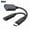 TYPE C 2 IN 1 Black, variant on OTG 2 IN 1 Adapter Cable USB 3.1 Female Splitter USB C to USB A Type C PD 15W Fast Charger