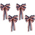 thumbnail image 1 of Bows Patriotic US Flag Patterns Stars Stripes Red White Blue Decor, 1 of 4