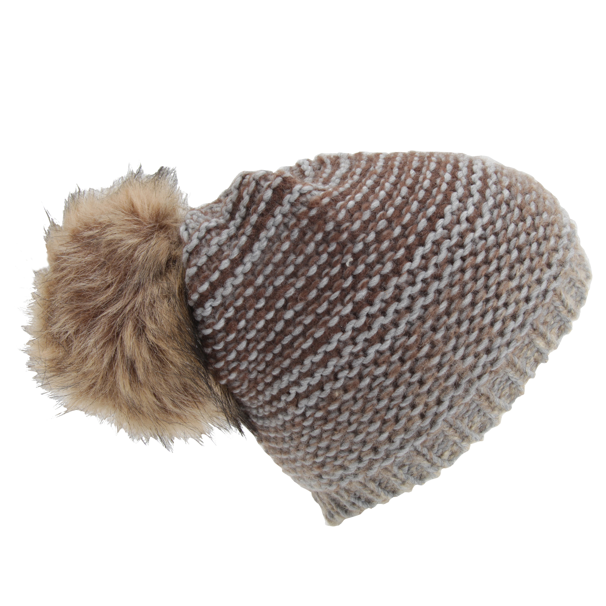 Bonnet En Laine Avec Pompom En Fausse Fourrure Femme Walmart Canada