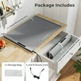 thumbnail image 3 of Costway Rollable & Portable Electric Warming Tray with Fasting Heating Timer Auto Shut-Off Gray, 3 of 10