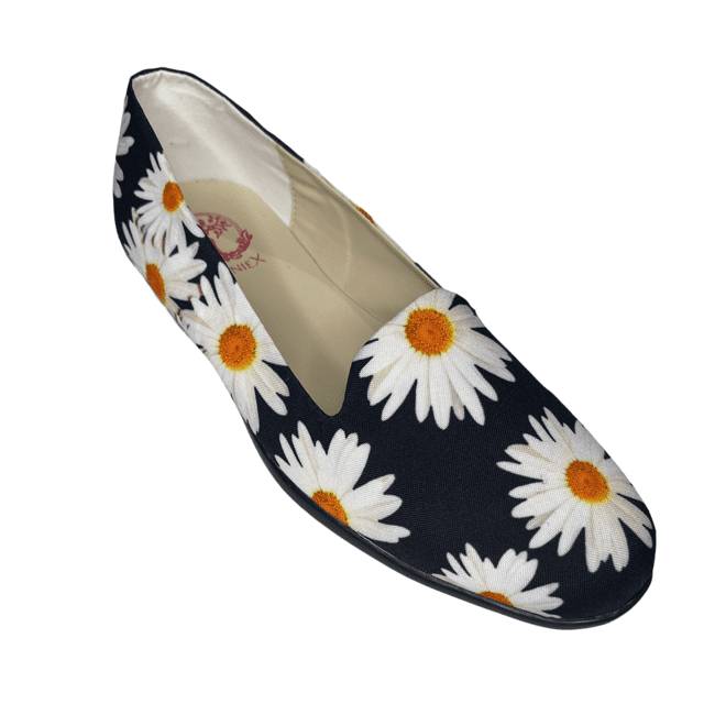 Zapatos Flat Balerina Casual para Dama Leoniex Calzaplus Maya Girasol Blanco