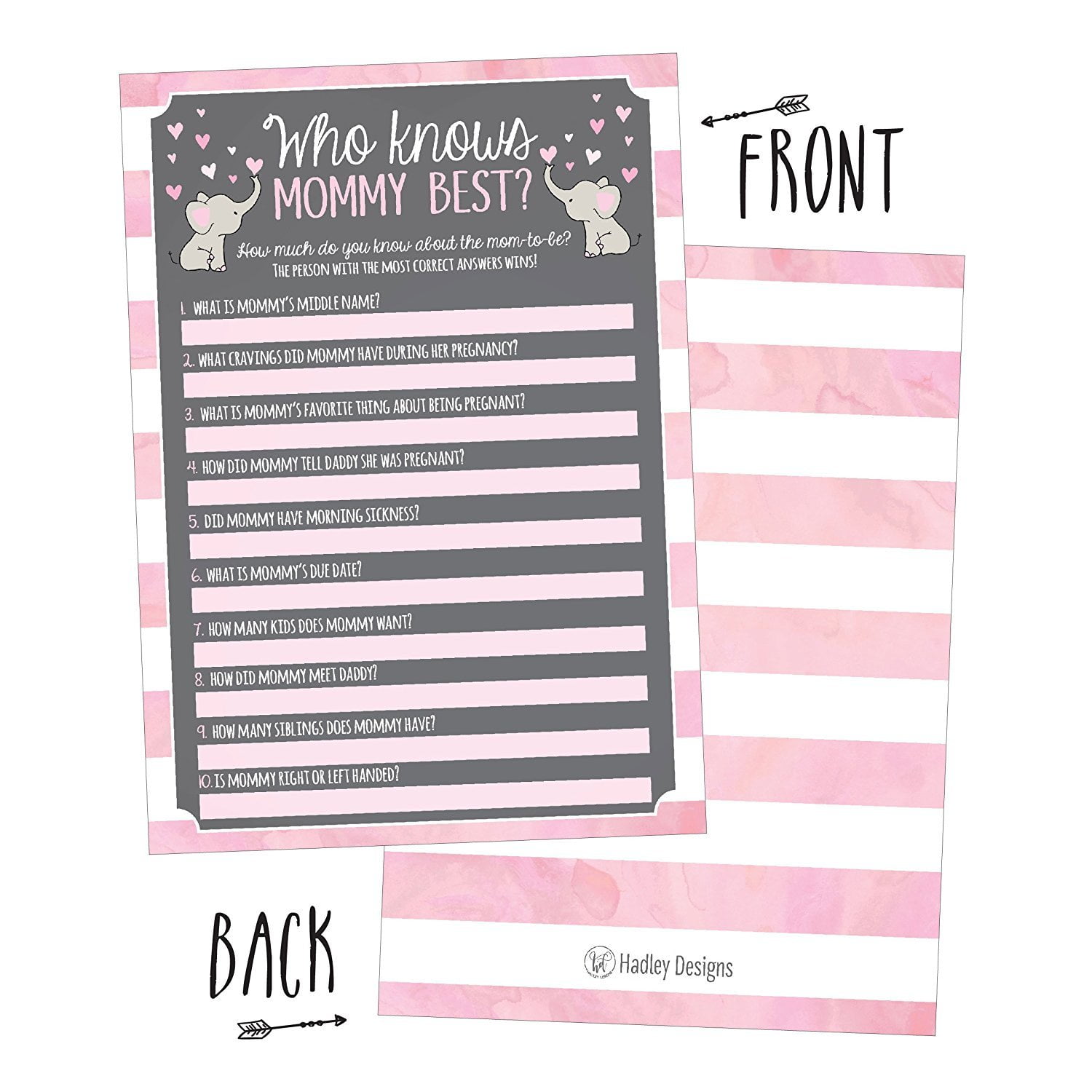 25 Pink Elephant Baby Shower Games Ideas For Girls Fun Party