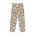 thumbnail image 6 of Uemuo Funny Chicken Pattern Men's Wide Leg Palazzo Lounge Pants with Pockets Light Weight Loose Comfy Casual Pajama Pants-Large, 6 of 9