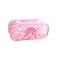 thumbnail image 2 of Pencil Case Large Capacity Stationery Organizer, Multi Compartment Pen Pouch Durable Storage Bag, Portable Pencil Box for School Office Students Daily Use, 2 of 7