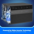 thumbnail image 5 of Midea 12,000 BTU Smart Inverter Window Air Conditioner, Cools Up to 550 Sq Ft, Wi‑Fi, Alexa & Google Assistant, Energy Star, Quiet AC, Remote, Black, 5 of 20