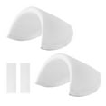 EXCEART 1 Pair Replacement Sponge Suit Shoulder Pad Adhesive Shoulder