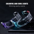thumbnail image 3 of Viflosae Prime Deals Futuristic LED Glasses 7-Color Transformation+Color Adjustabl Mode Christmas Party Bar Dance Party COSPLAY Dress Up Glasses Rechargeable Todays Deals Clearance Sales, 3 of 9