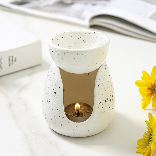 Essential Oil Burner Aroma Diffuser Burner Waxes Melt Burner for SPA Bedroom