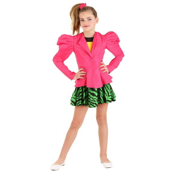 Girl's 80s Valley Girl Costume