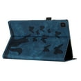 thumbnail image 6 of Nalacover Tablet Case for Samsung Galaxy Tab A7 Lite 8.7" 2021 Flip Wallet Case with Card Slots Elastic Band Pen Holder - Cute Butterflies Cat Pattern PU Leather Stand Shockproof Cover - Darkblue, 6 of 8