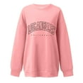 thumbnail image 3 of Los Angeles Sweatshirts for Women 2025 Long Sleeve Crewneck Casual Drop Shoulder Sweatshirt Pullover Tops Streetwear, 3 of 5