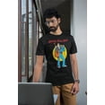 thumbnail image 2 of Honky Tonk Man Guitar Animated Black T-shirt, 2 of 4