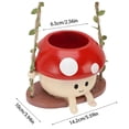thumbnail image 3 of Cute Cartoon Face Hanging Swing Flowerpot Outdoor Decoration, 3 of 7
