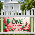 thumbnail image 5 of Watermelon Birthday Backdrop Cake Smash First Birthday Photo Shoot Event Photography Decoration Party Banner Decoration Celebration Background, 5 of 5