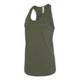 thumbnail image 2 of BELLA + CANVAS - Women's Jersey Racerback Tank - 6008 - Military Green - Size: M, 2 of 5
