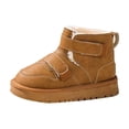 thumbnail image 6 of YMUQEIGH Girls Winter Boots Fashion Fur Lined Lightweight Warm Snow Boots Princess Warm Winter Shoes for Girls, 6 of 7