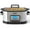 Silver&Black, variant on Sunvivi 6.5 Quart Slow Cooker,11 in 1 programmable Multi-Cooker Food Warmer with Digital Timer, Temp Control