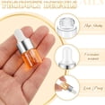 thumbnail image 3 of 100 Pcs Mini Glass Oil Dropper Bottle Bulk, 2 ml Sliver Clear Essential Small Empty Bottles Sample Containers Perfume Liquid Vials with Cap for Traveling, 3 of 14