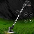 thumbnail image 3 of MesaSe Electric Weed Wacker Adjustable Cordless Weed Eater Foldable Rechargeable Battery Powered Grass Trimmer with 7500mAh Battery and 3 Types Blades for Garden Patio Lawn, 3 of 11