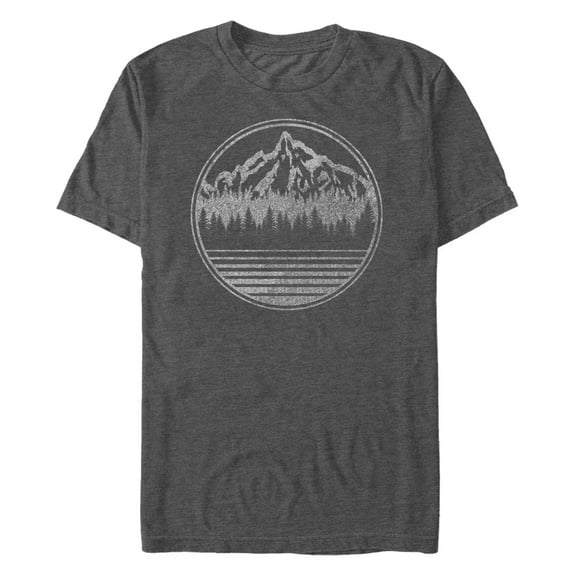 Men's Lost Gods Distressed Mountain Badge Graphic T-Shirt Big & Tall